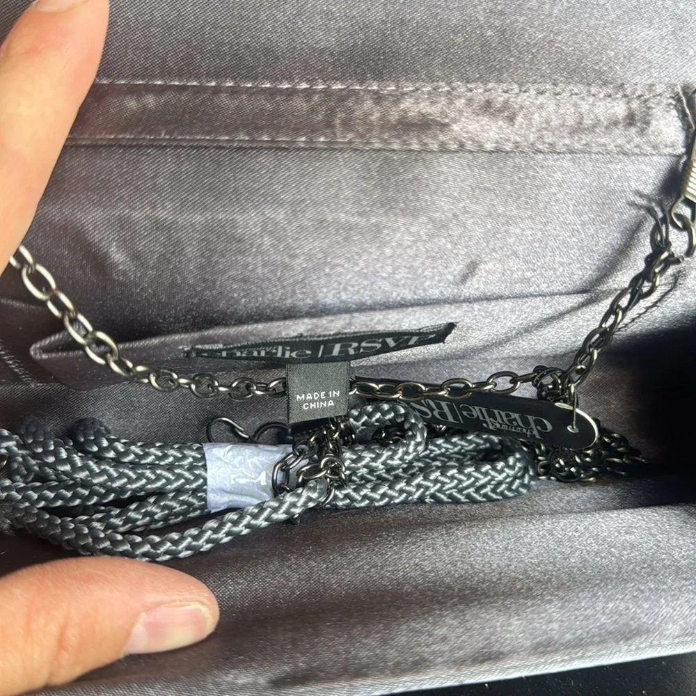 Sparkling Silver Clutch